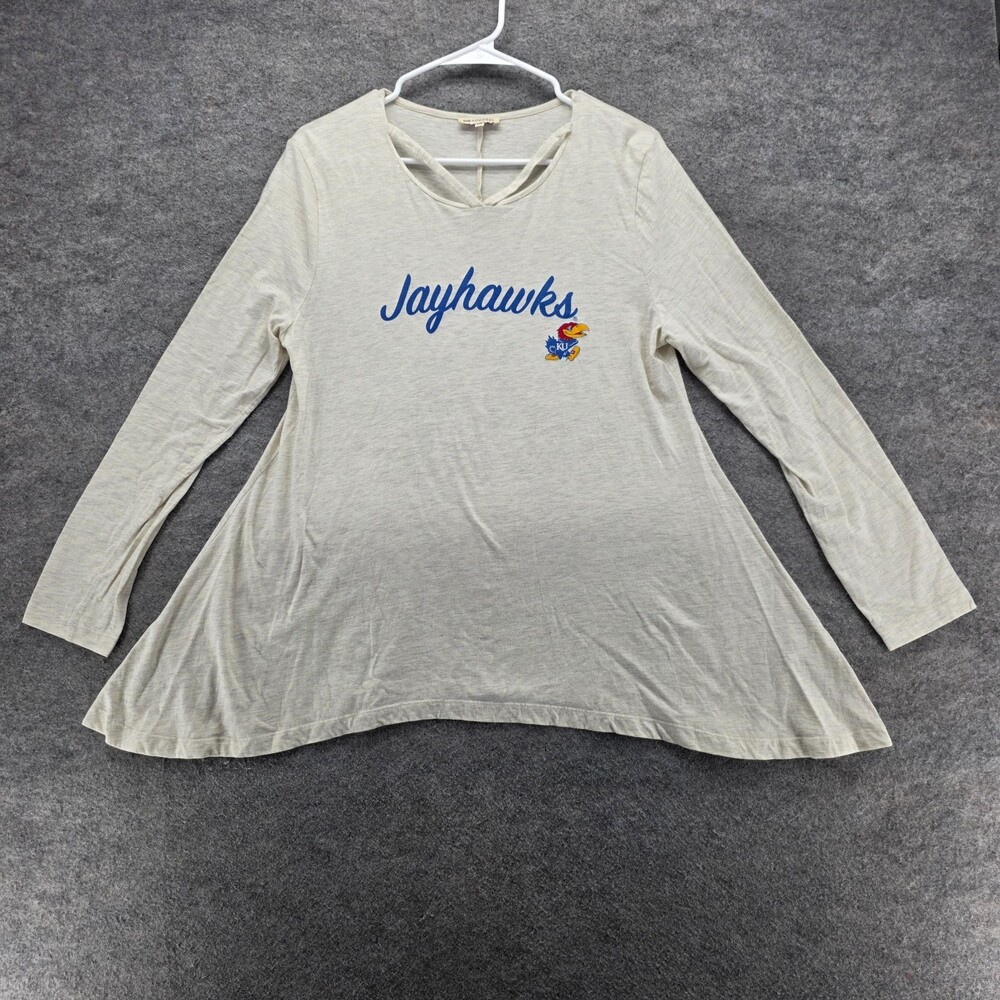 Kansas Jayhawks Shirt Womens Medium UG Apparel